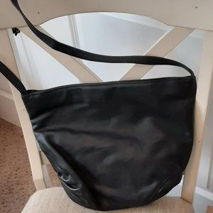 Leather Bucket Shoulder Bag